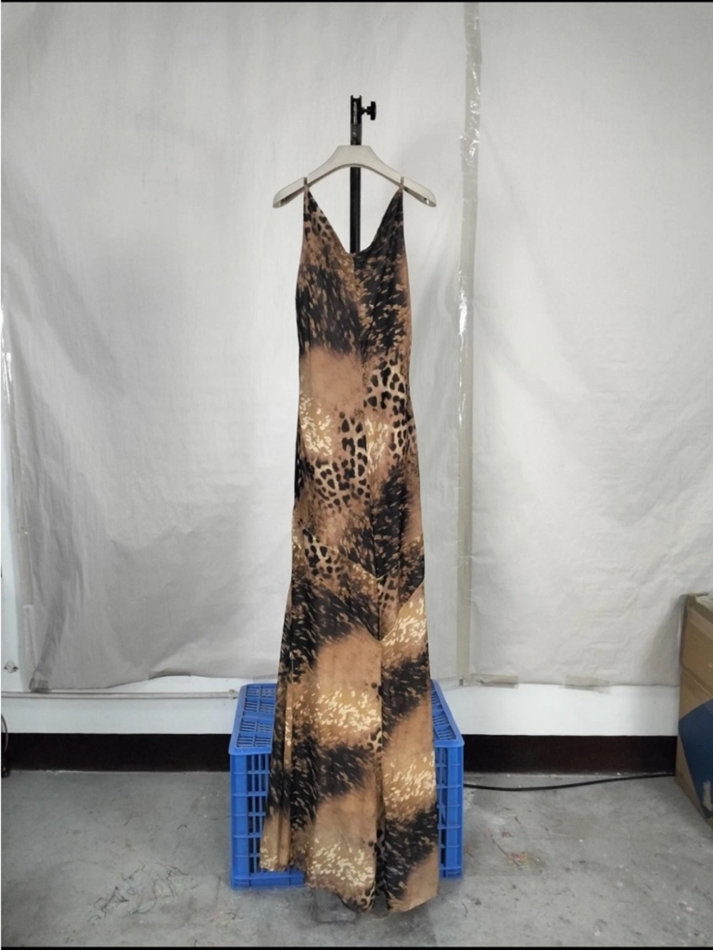 SACHA
Leopard Print Georgette Panelled Maxi Dress - House of CB - Picture 6 of 11